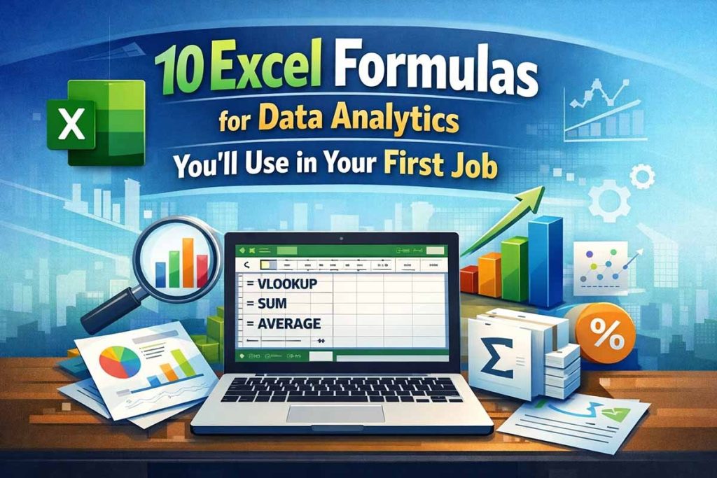 10 Excel Formulas for Data Analytics You’ll Use in Your First Job