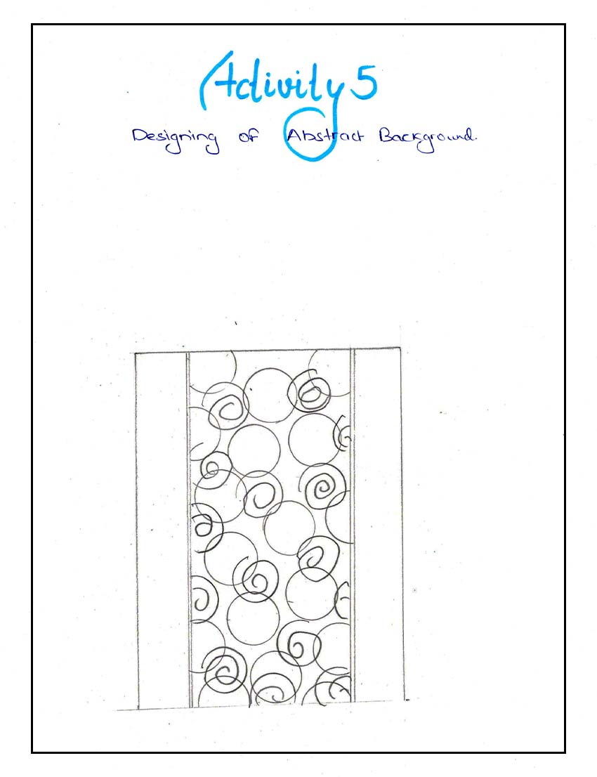 Shape Activity 5: Designing of Abstract Background