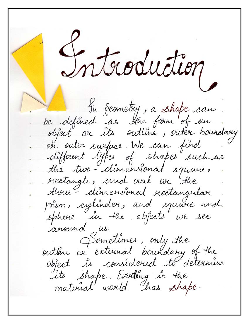 Shape Activities Introduction by Nancy