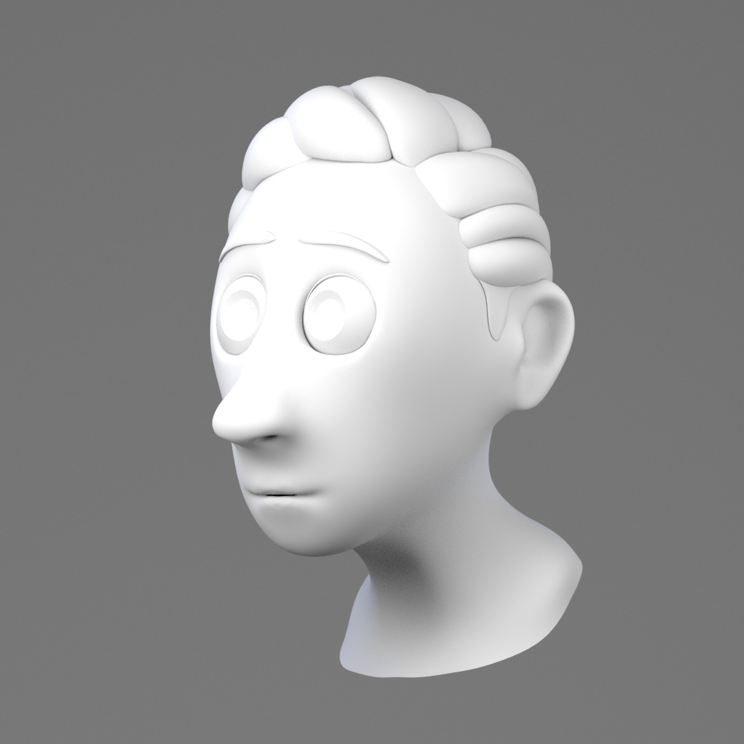 3D Man Character Model texturing