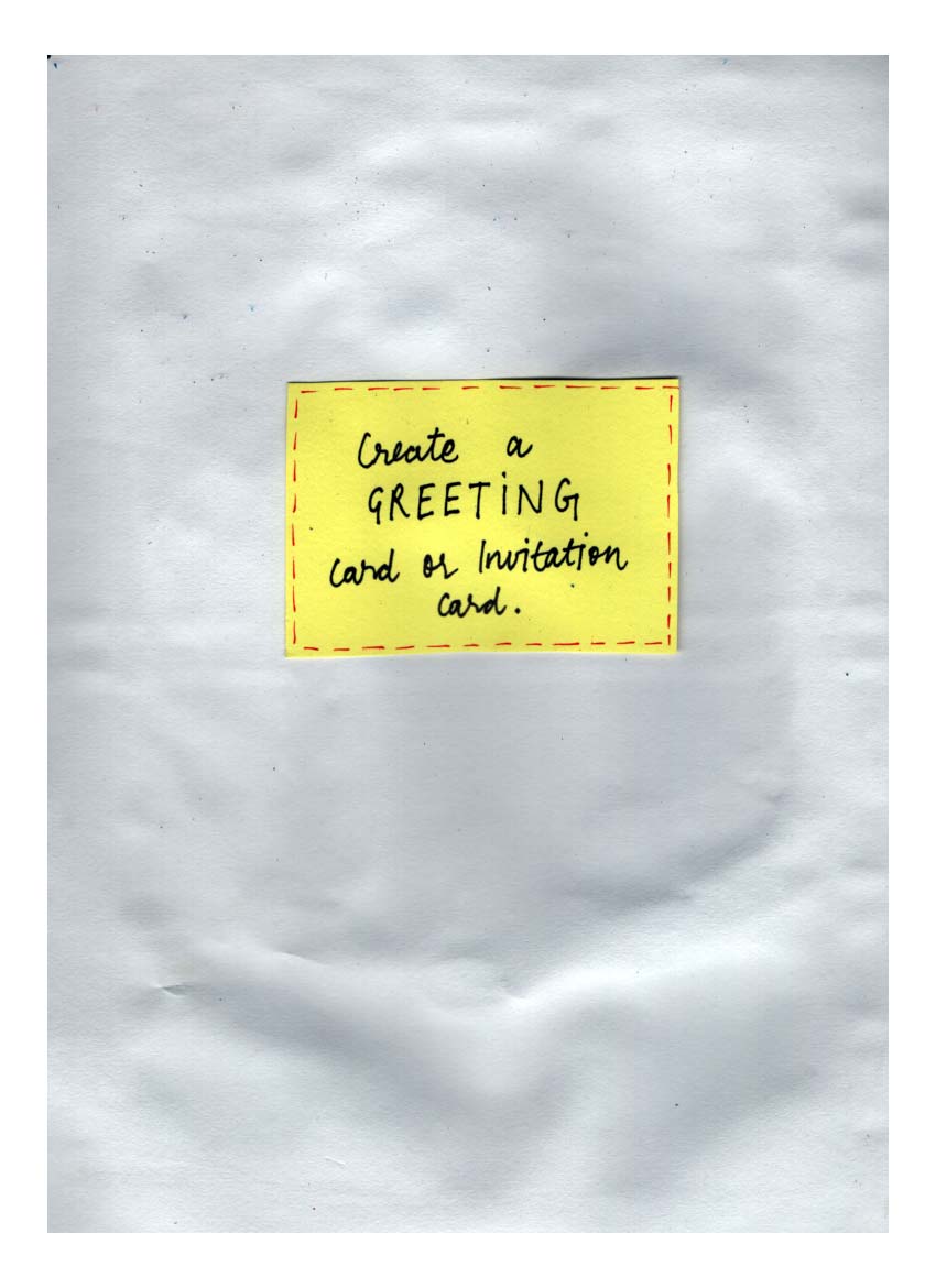 Shape Activity 3: Greeting Card