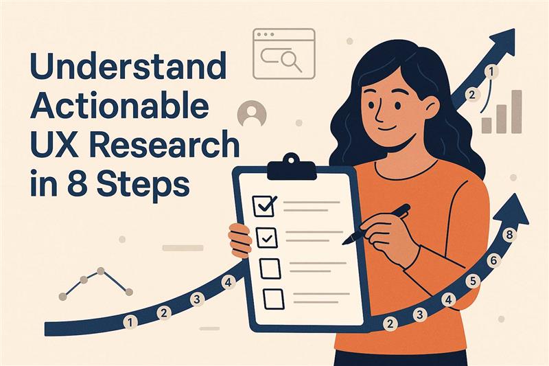 8 Actionable UX Research Steps
