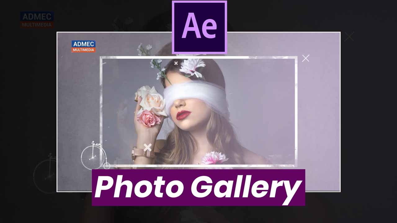 Photo gallery animation in After Effects