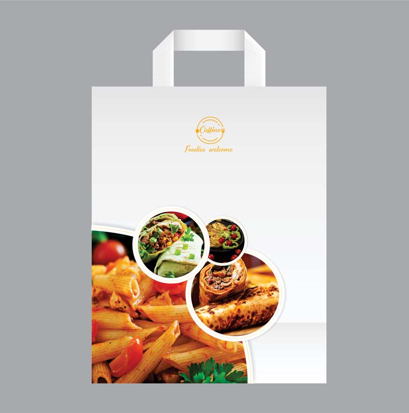 Caffino Food Restaurant Bag Packaging