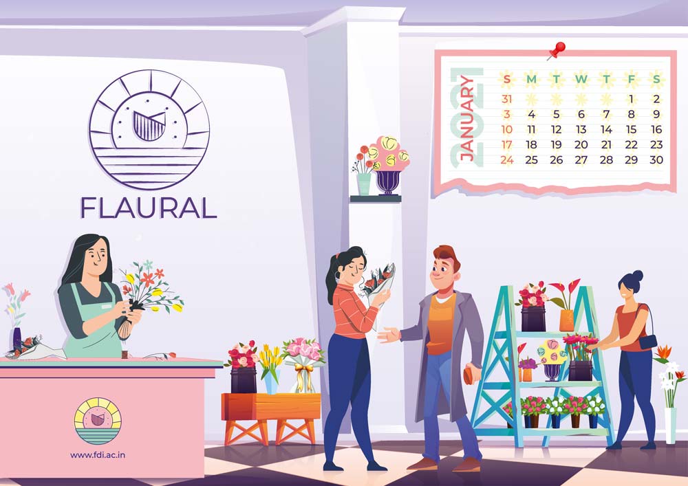 Flaural Store Illustration