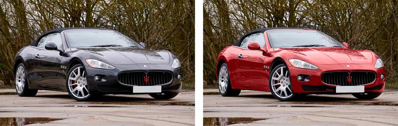 Car Color Chage in photoshop