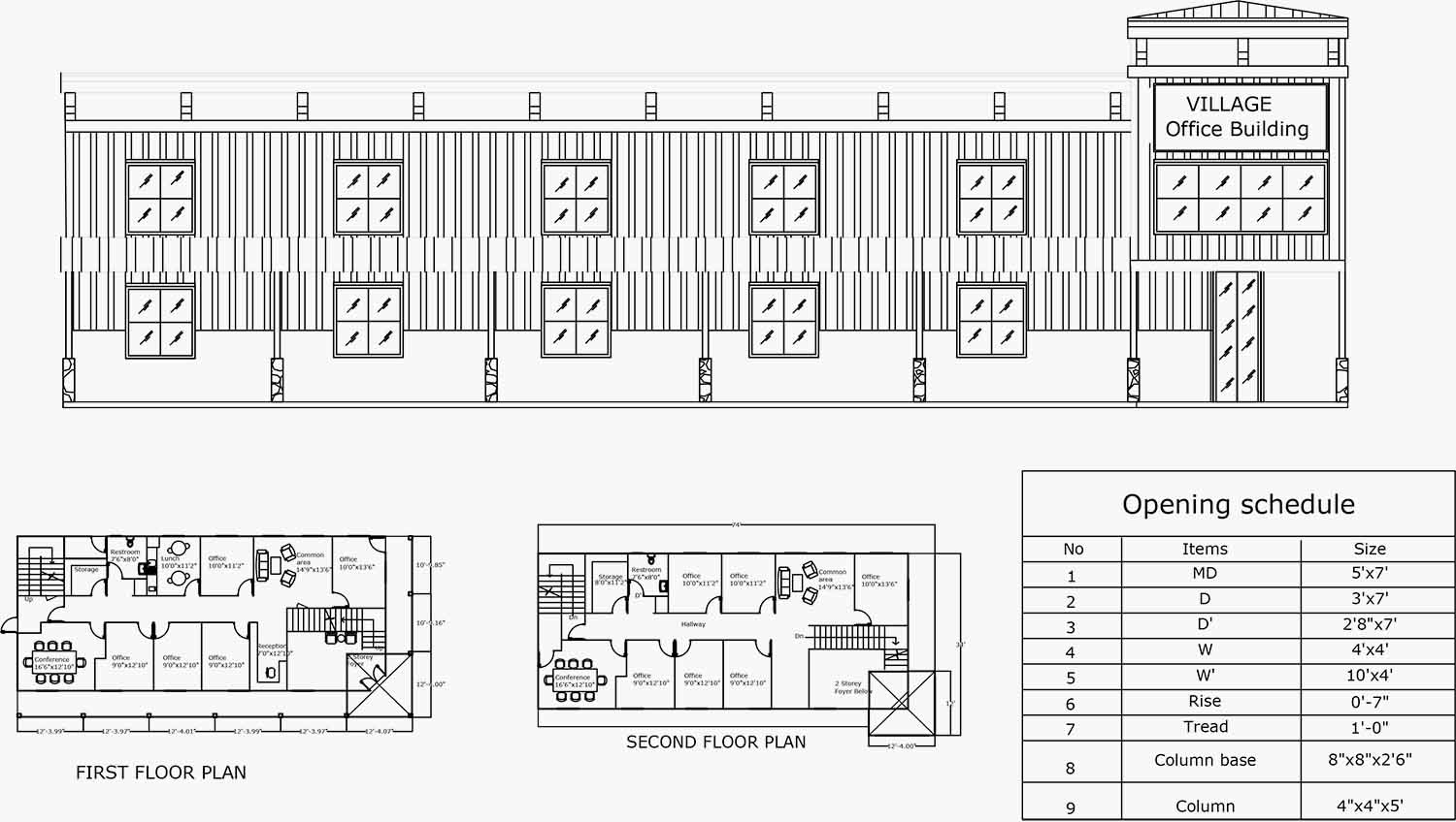 Auto Cad - Commercial Layout