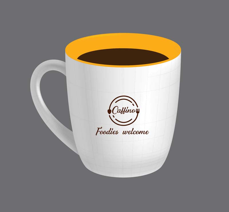 Caffino Food Restaurant Cup Design