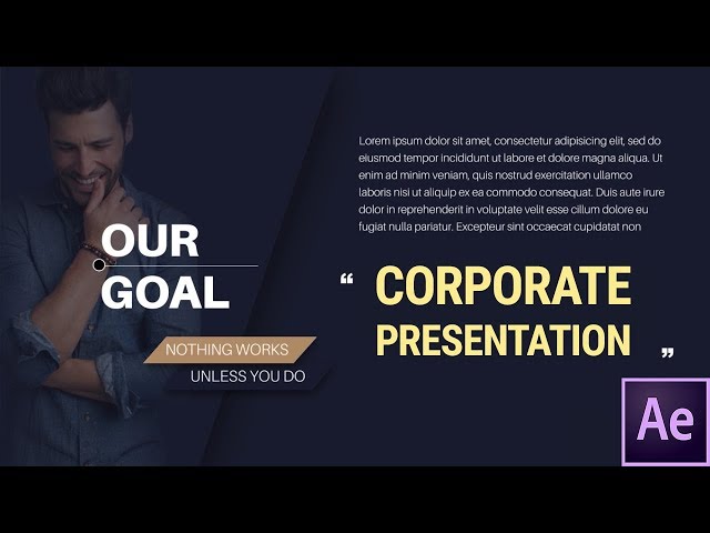 Elegant Presentation in After Effects