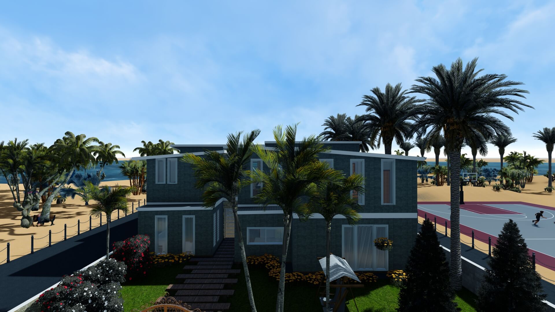 Garden View from Entrance