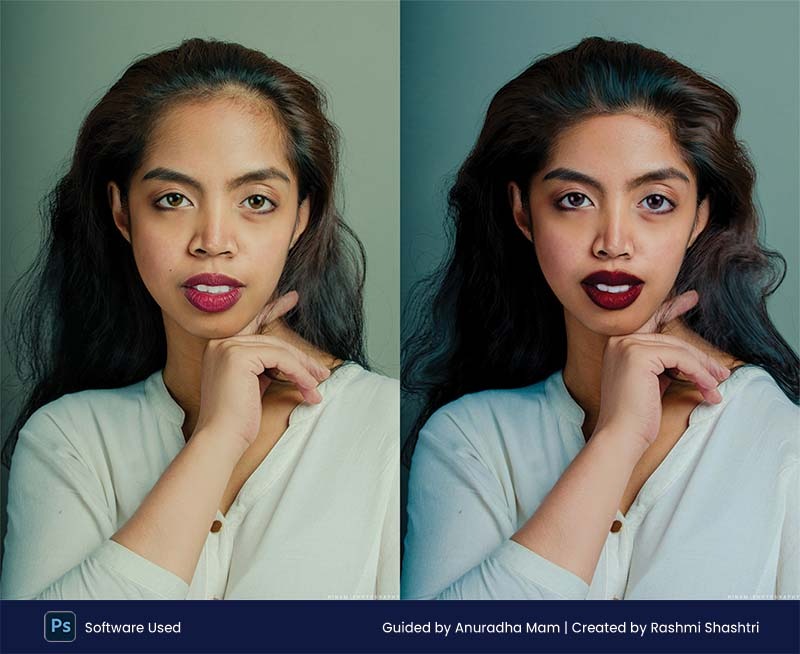 Face editing in Photoshop