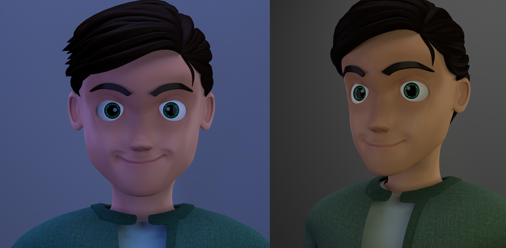 facial expression 3d character