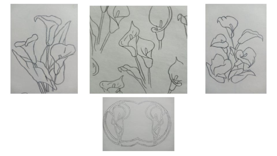 Hand Drawn Motifs - CAD Textile Designs