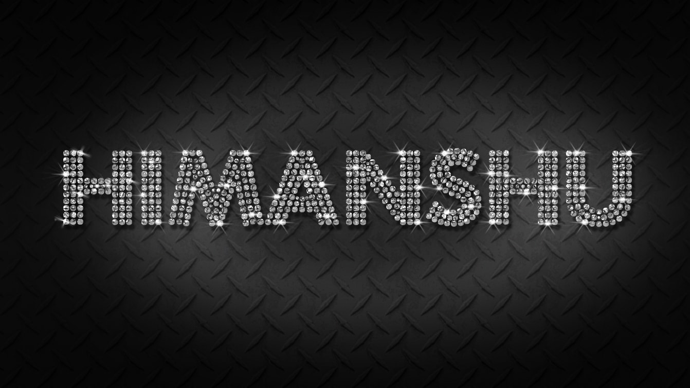 Diamonds Text Effects in Adobe Photoshop