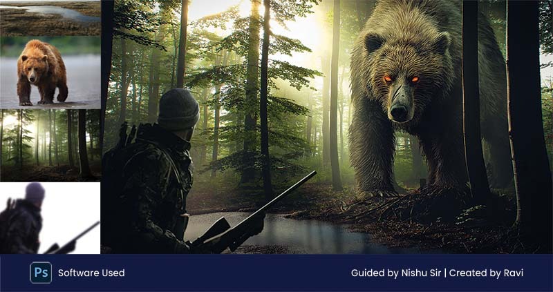 Hunting Compositing in Adobe Photoshop