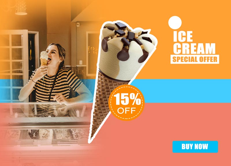Icecream discount web ad