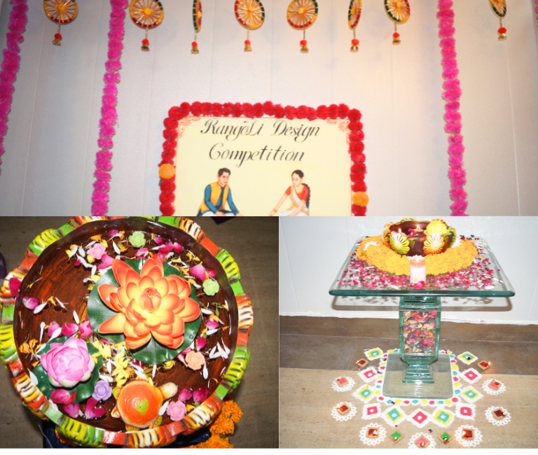 Diyas we made at the reception