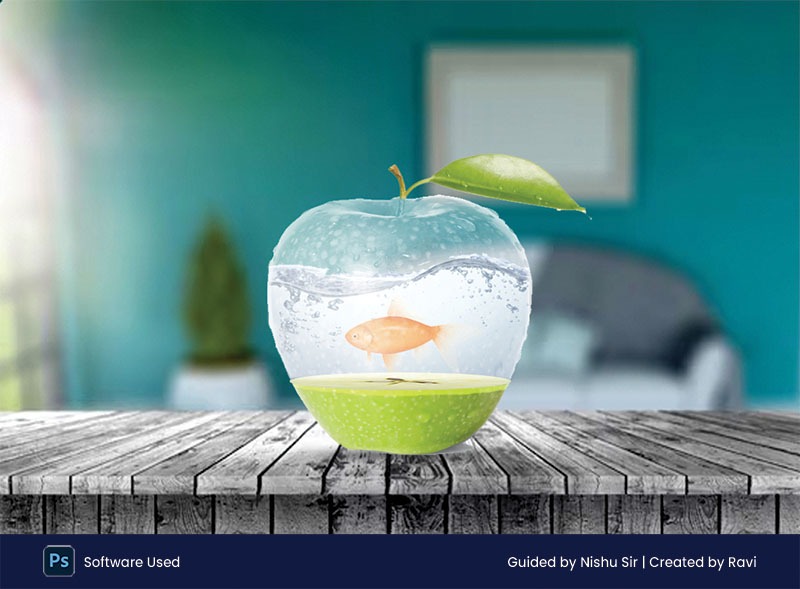 Apple compositing in Photoshop