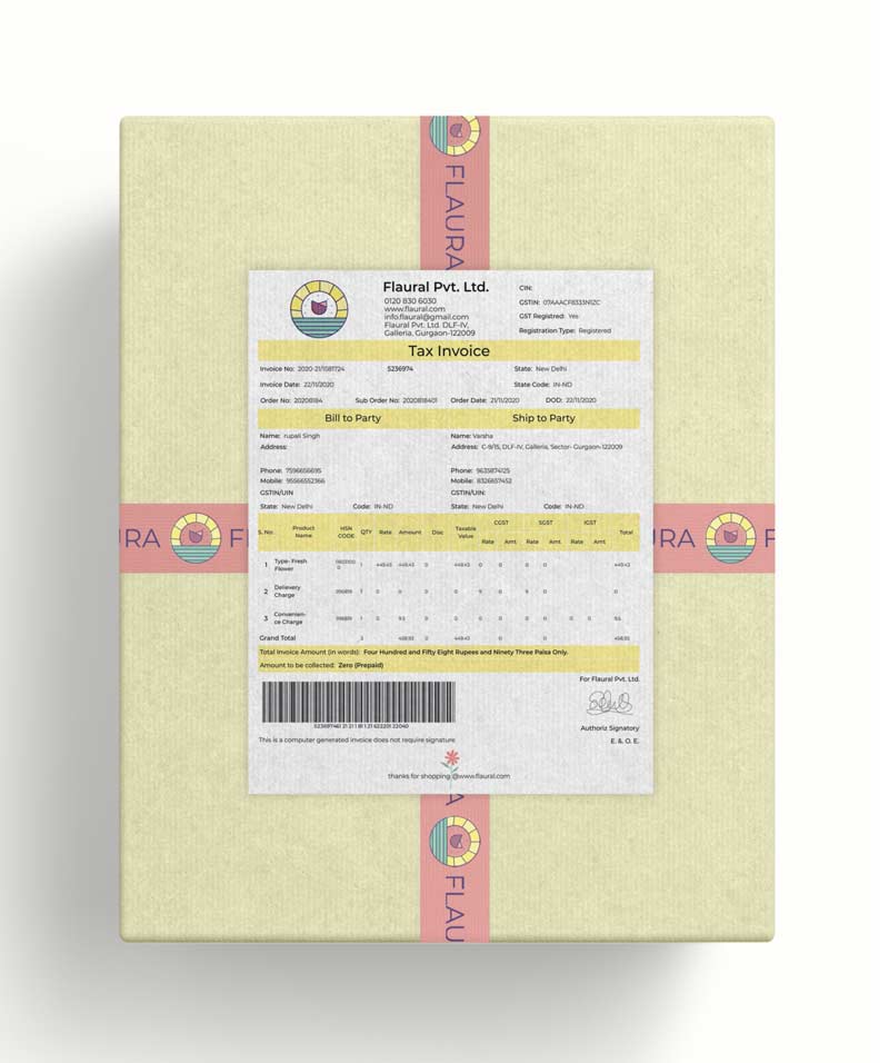 Invoice Design Mockup