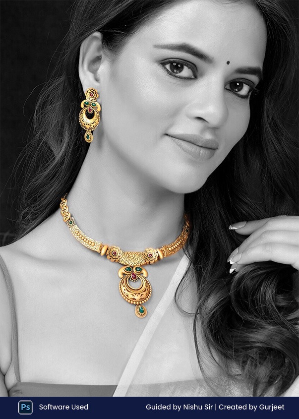 Jewellery Highlight in Photoshop