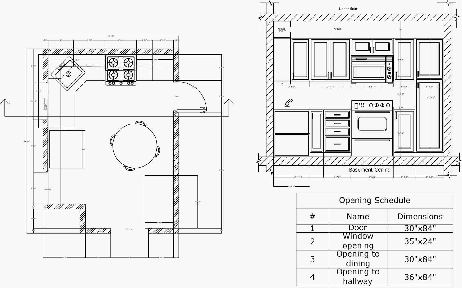 Auto Cad - Kitchen-Layout By Lekshmi