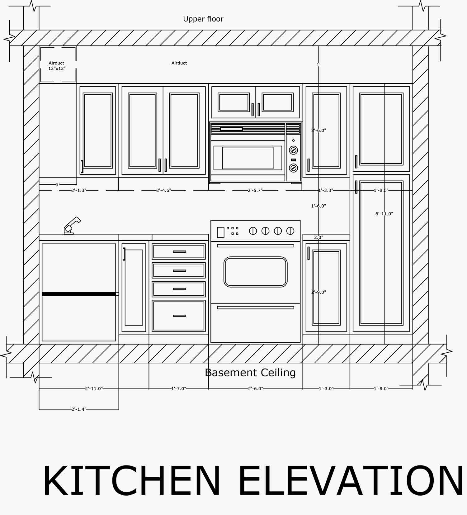 Auto Cad - Kitchen-Layout3