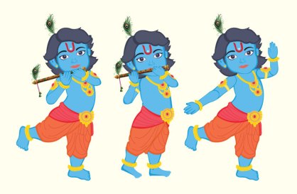 krishna ji illustration