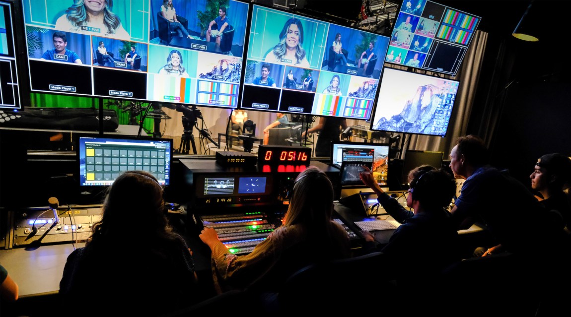 video editing studio