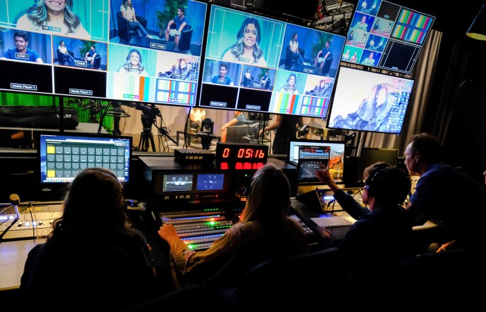 video editing studio