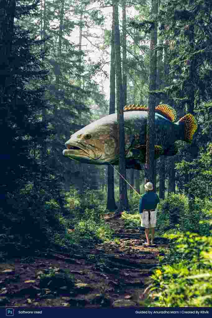 Matte painting by student rithvik