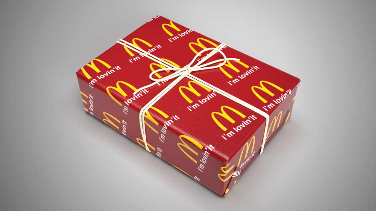Mcdonald product packaging design