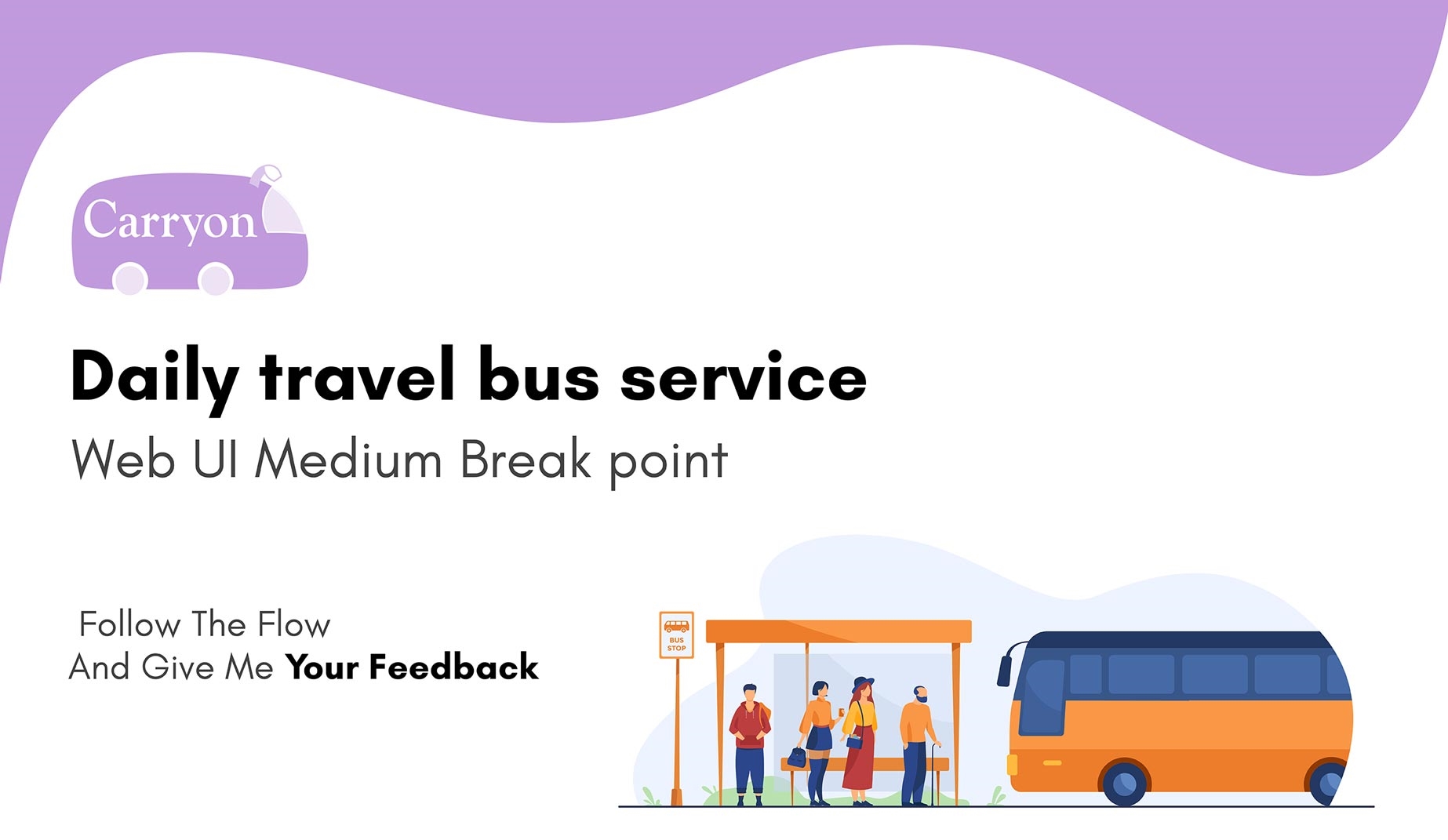 Travel bus service web ui