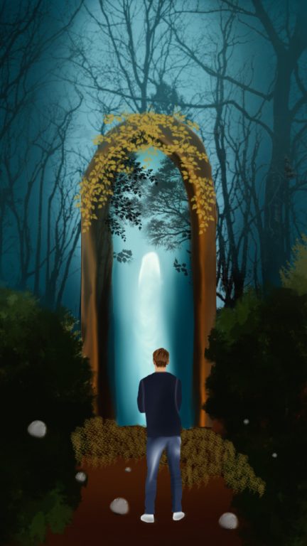 Dark Forest Digital Painting