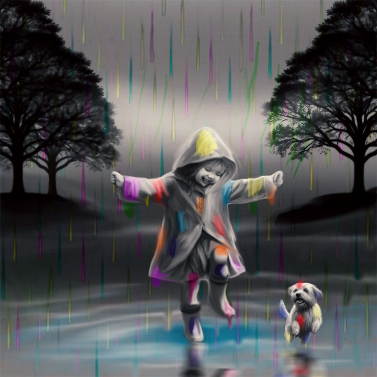 Rain Dance Sketchbook Art