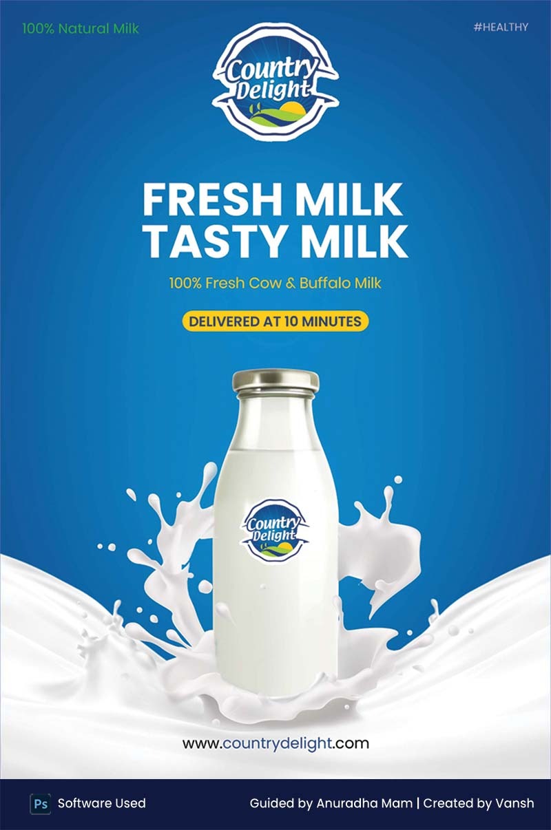 Photoshop Vansh Country Delight Poster