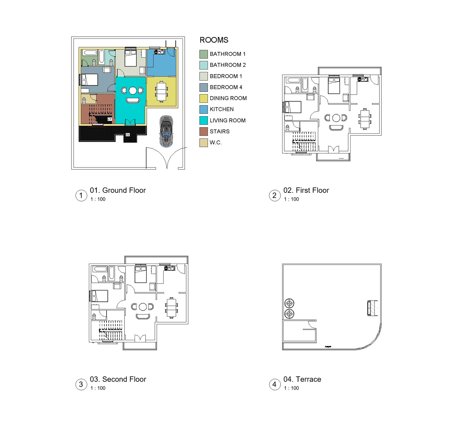 Revit Architecture Residential Floor Plans