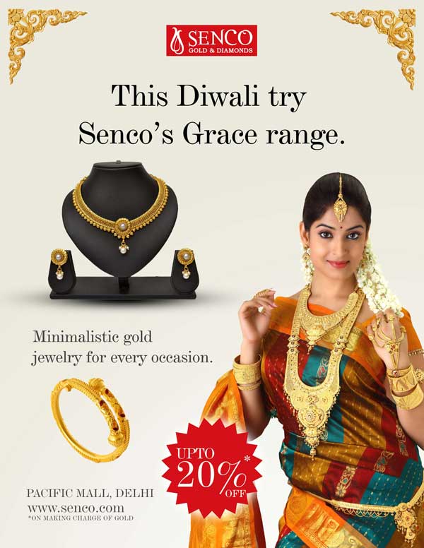 Jewellery press ad in photoshop