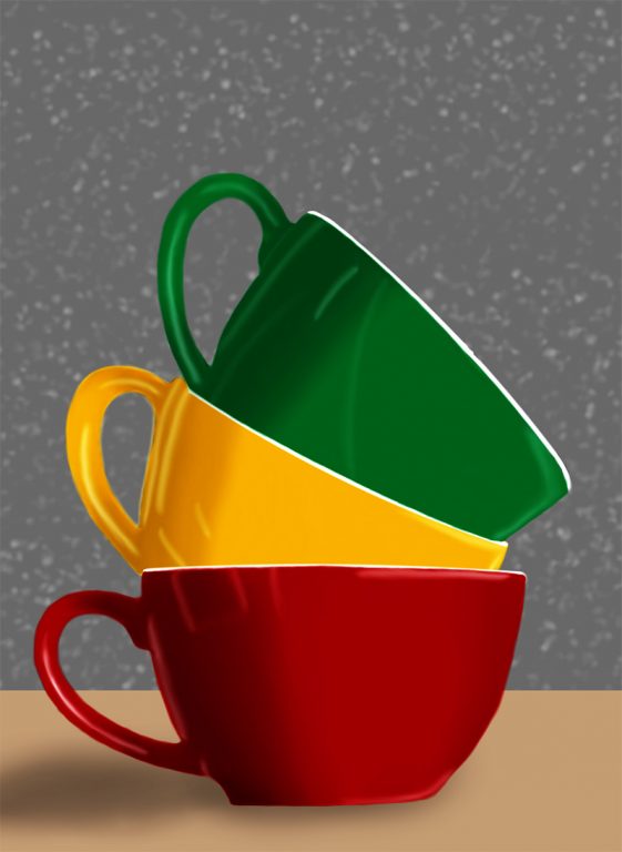 Still Life Cup Painting