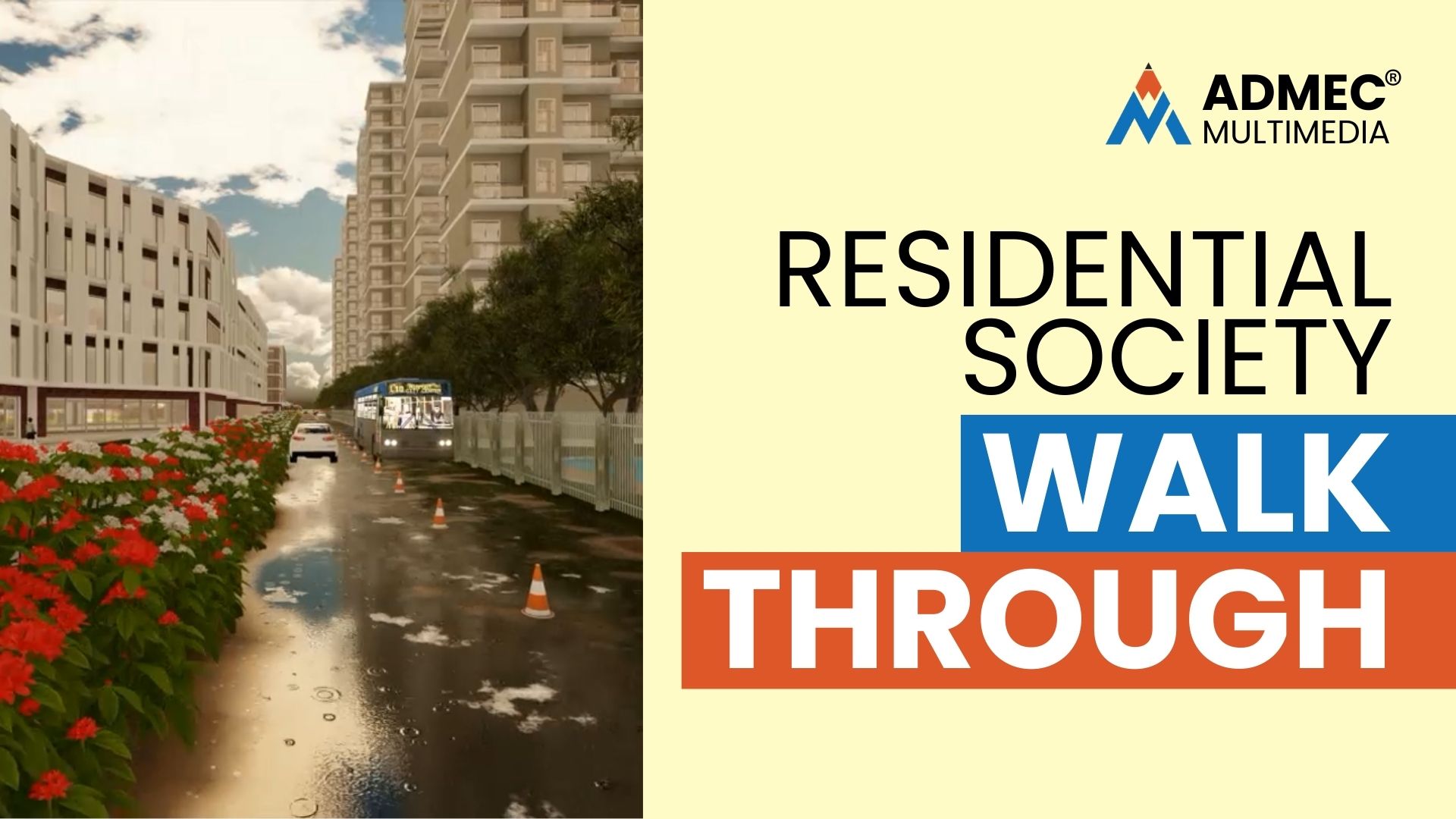 Residential society walkthrough