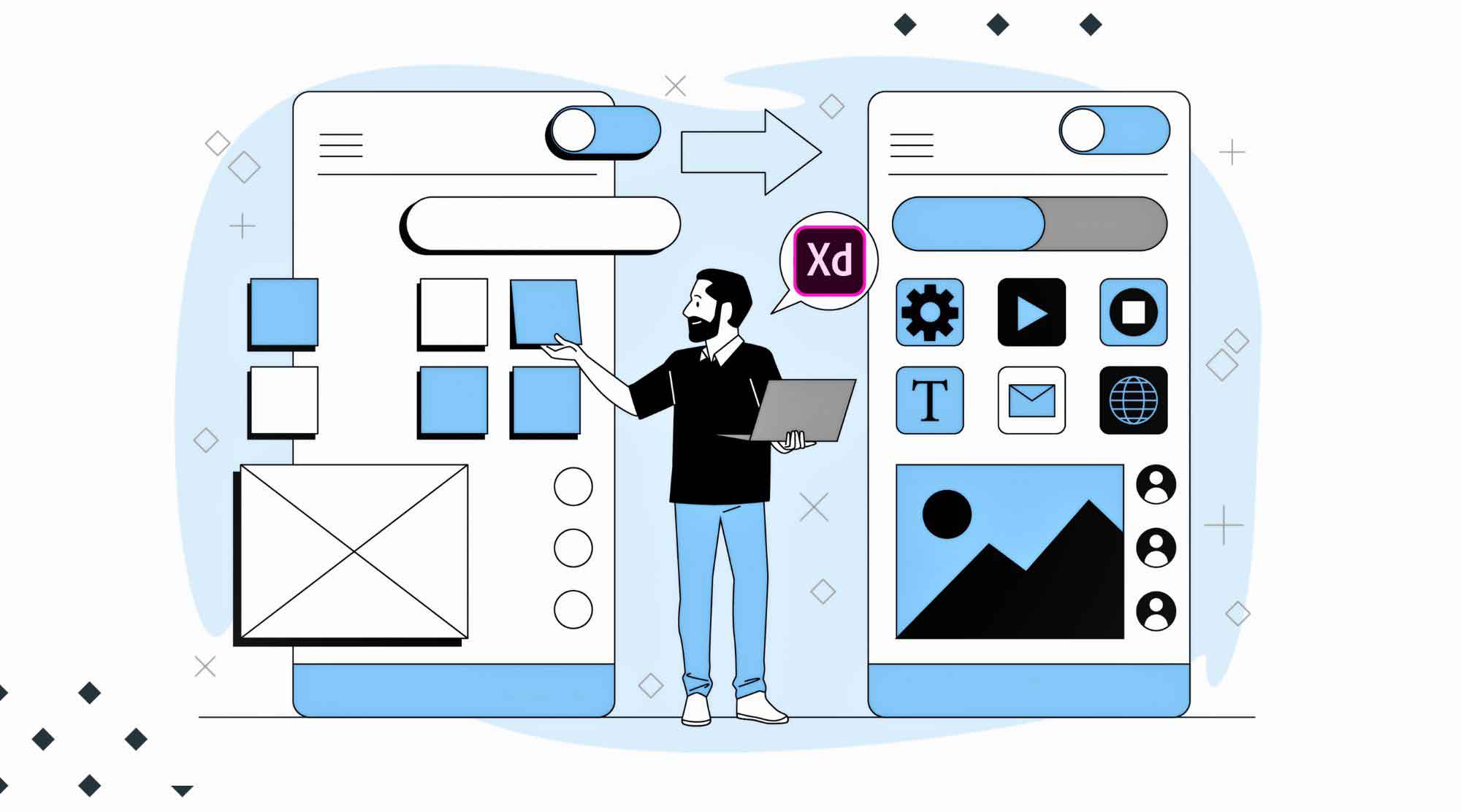 role of adobe xd for web developers