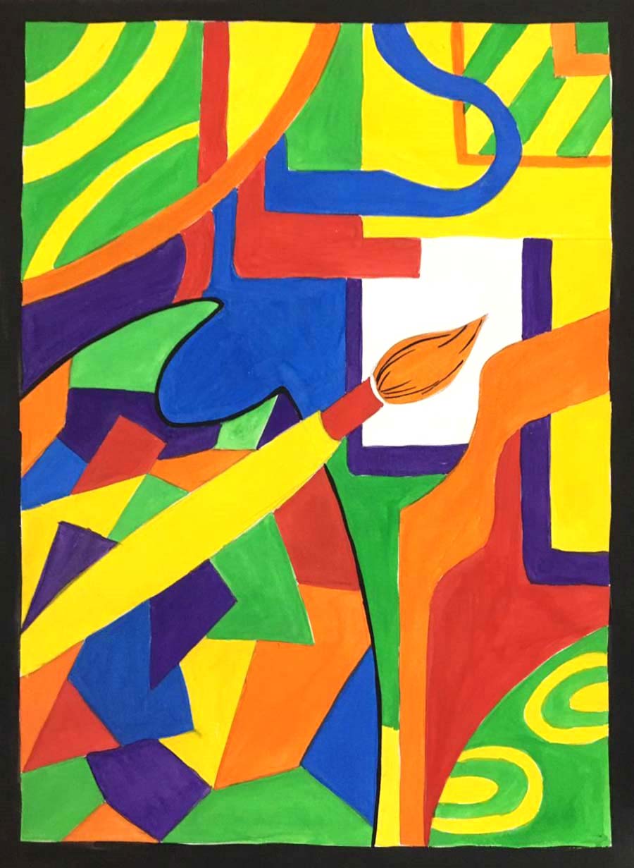 Abstract Art by Graphic Design Students