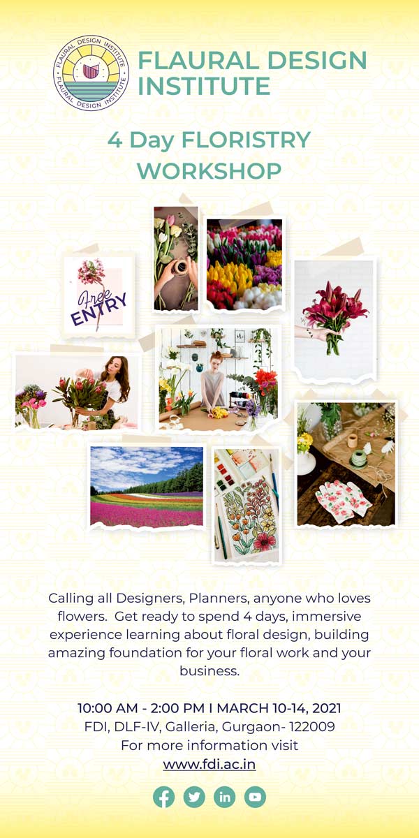 Flaural Design Institute Standee Design