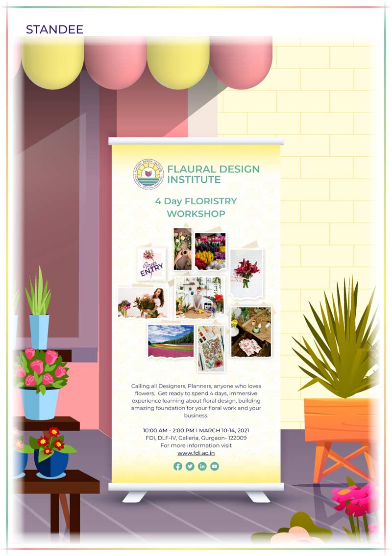 Standee Design Mockup