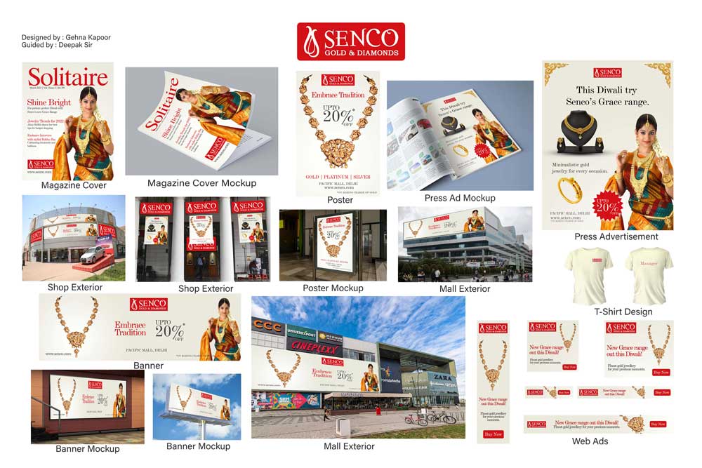 Jewellery Design Campaign in Photoshop