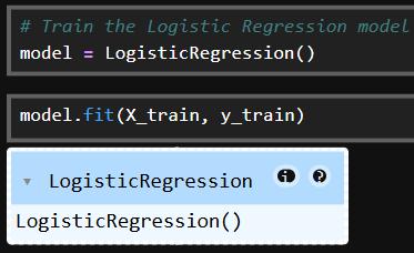 Step-5 model training
