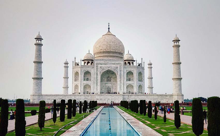 Taj Mahal Agra India A prime example of Indo Islamic architecture
