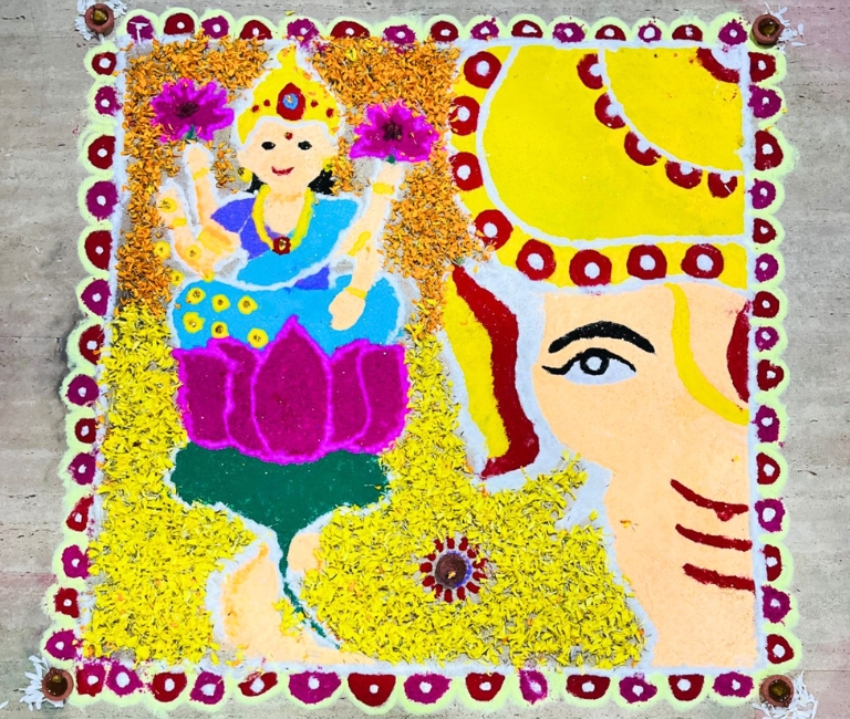 Team-D Rangoli