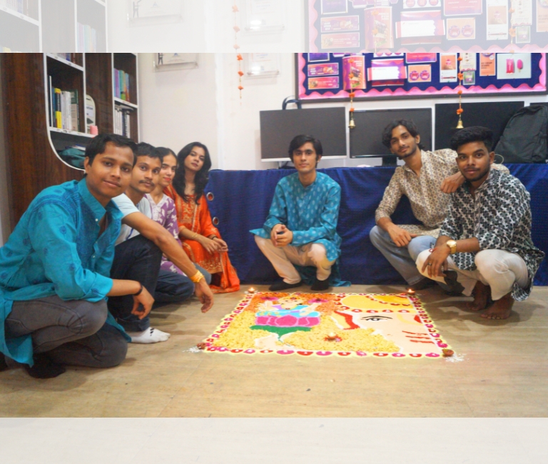 Team-D in Rangoli Design Comp 2025
