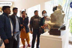 Students at Visit to Lalit Kala Akademi by ADMEC
