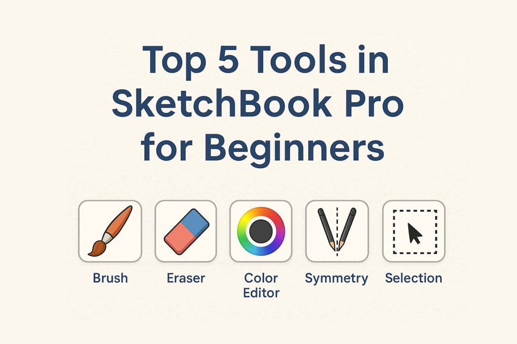 Top tools of sketchbook pro for beginners